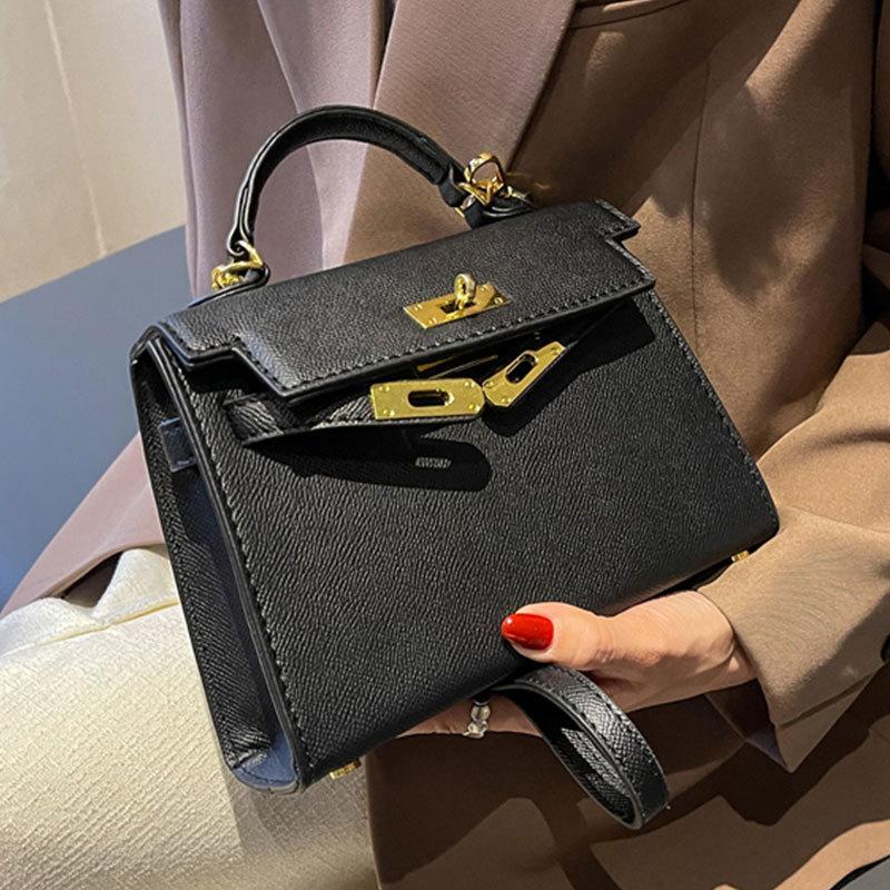 Small Bag Women's New Fashion Hand Carry Versatile Small Square Bag