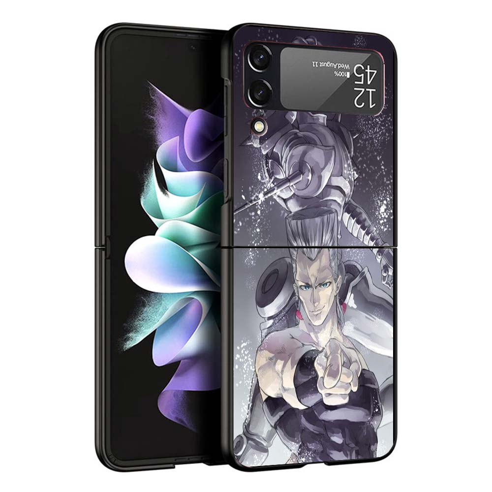 JoJo Bizarre Adventure Phone Case For Samsung Galaxy Z Flip7 Flip6 5G Flip5 Flip4 Flip3 ZFlip 7 6 3 4 5 Shockproof Back Cover Ga