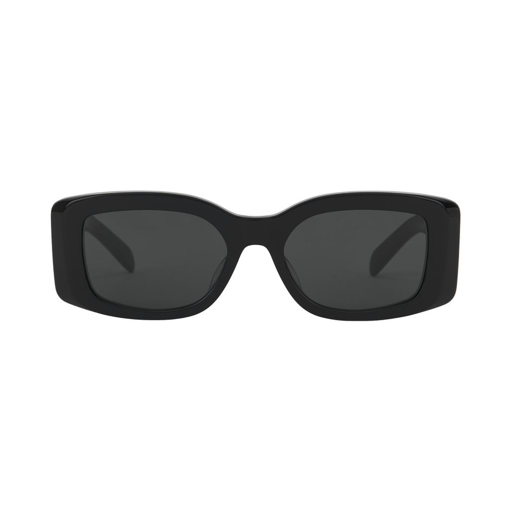 Celine Rectangle Sunglasses With Logo Women Sunglasses Black 4S282CPLB-38NO