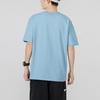 Men's Nike Alphabet Large Logo Printing Sports Breathable Short Sleeve Blue T-Shirt DV3317-494