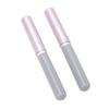 2pcs Lip Brush with Lid Professional Portable Exquisite Soft Hair Lip Makeup Brush Cosmetic Tool
