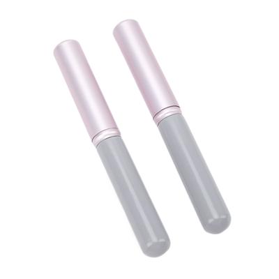 2pcs Pinceau à Lèvres avec Couvercle Professionnel Portable Exquis Poils Doux Pinceau Maquillage Lèvres Outil Cosmétique