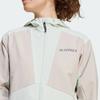 Adidas FW24 SP Series MT W Windrdy Hooded Fashion Versatile Long Sleeve Jacket Women Jacket Linen-Green Light-Brown JI5936