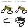 [Chonmage Fishing] Awesome Rod Holder with Carabiner Curl Cord Easy
