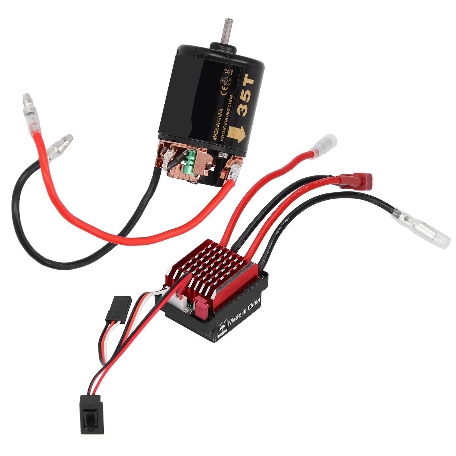 

540 Колекторний двигун 360A ESC з T-роз ємом Аксесуар Підходить для tamiya 110 Модель радіокерованої машини 35T