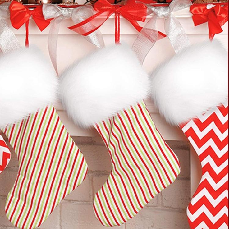 Weißer Pelz-Gürtel Basteln Do It Yourself Perfekt für die Feiertagssaison Mode-Liebhaber