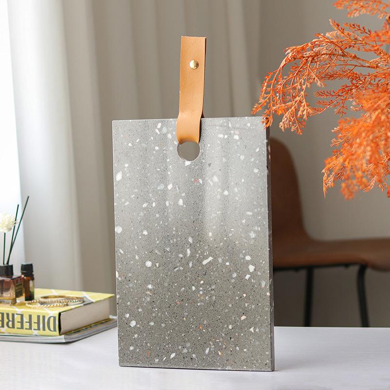 

Легкая Роскошь Геометрическая Мраморная Кожаная Разделочная Доска Украшения Модельная Комната Выставочный Зал Столовая Кухня Гостиная Настольный Поднос Аксессуары