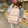 Schoolbag Polka Dot School Bag Korean Niche Large Capacity College Style Junior High School Student Backpack Ins High Value Backpack Girls