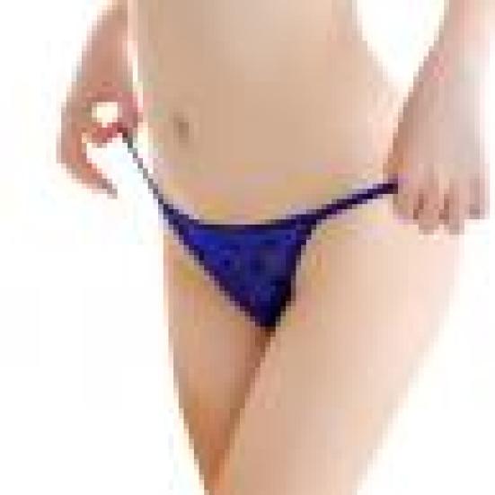 חוטיני לתחתונים ארוטיים סקסיים עגולים עם נקודות שקופות לנשים