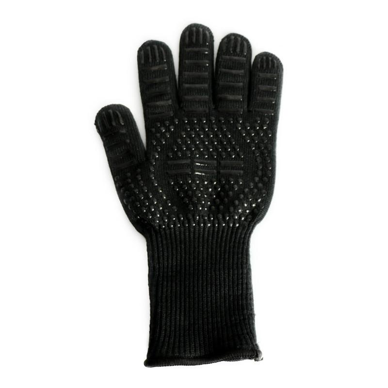 Piece BBQ Gloves Microwave Gloves High Temperature Resistance Barbecue Glove Oven Mitts 500 800 Degree Fireproof Grill Glove