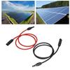 2Pcs Solar Panel Extension Cable 10AWG 6mm² Solar Extension Cable Rated Voltage 1000V   Red Black