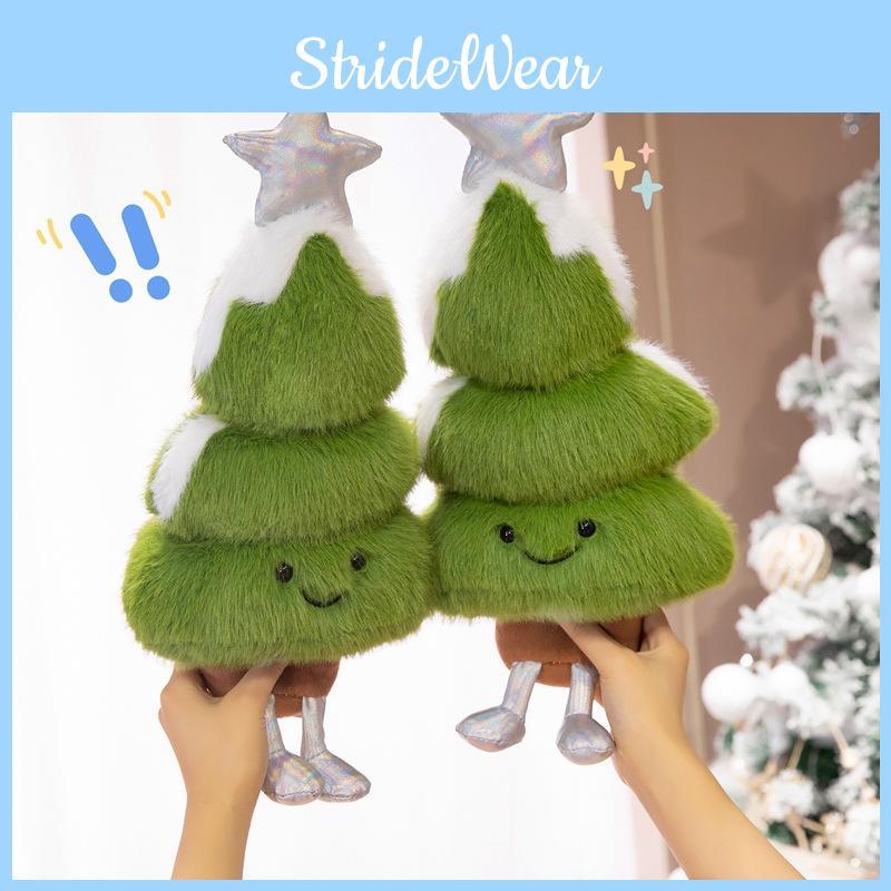 Plush Tree Christmas Ornament Soft Fabric Holiday Party Props Photo Accessories