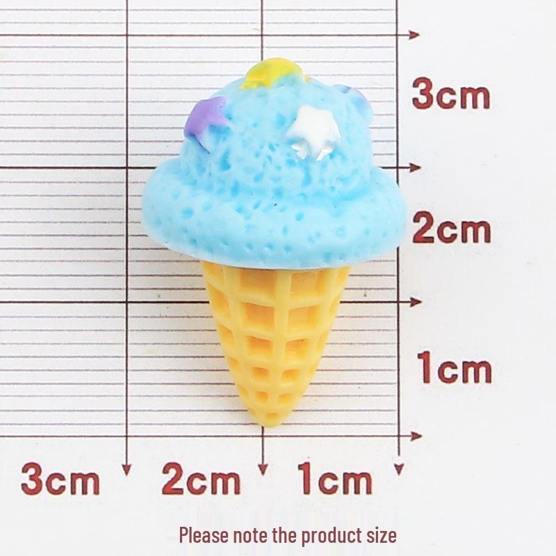 Colorful Star Ice Cream Cone DIY Resin Craft Kit