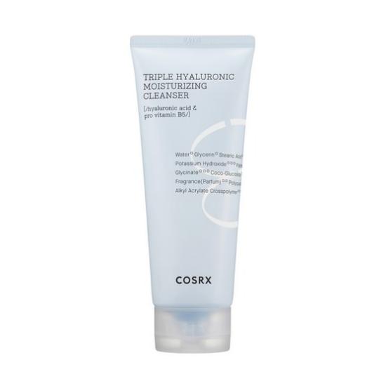 

COSRX Hydrium Triple Hyaluronic Moisturizing Cleanser Hydrating & Gentle Face Wash 150ml
