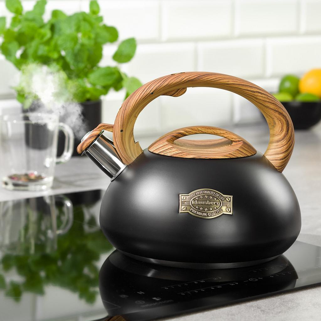 KLAUSBERG KB-7565 WHISTLING KETTLE 3L