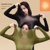 Ultra-Thin Women's Scented Hyaluronic Acid Seamless Elastic Base Layer Set for Autumn