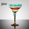 Classic Margarita Cup Mexican Hand Painted Glass Champagne Cocktail Glasses