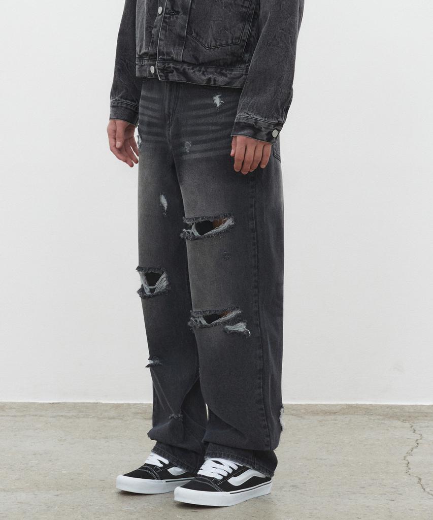 DECET Both Sides Destroy Jeans Dcpt037Blackb