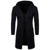 Men's Hooded Cardigan: Spring/Autumn Knit Sweater Jacket Y913