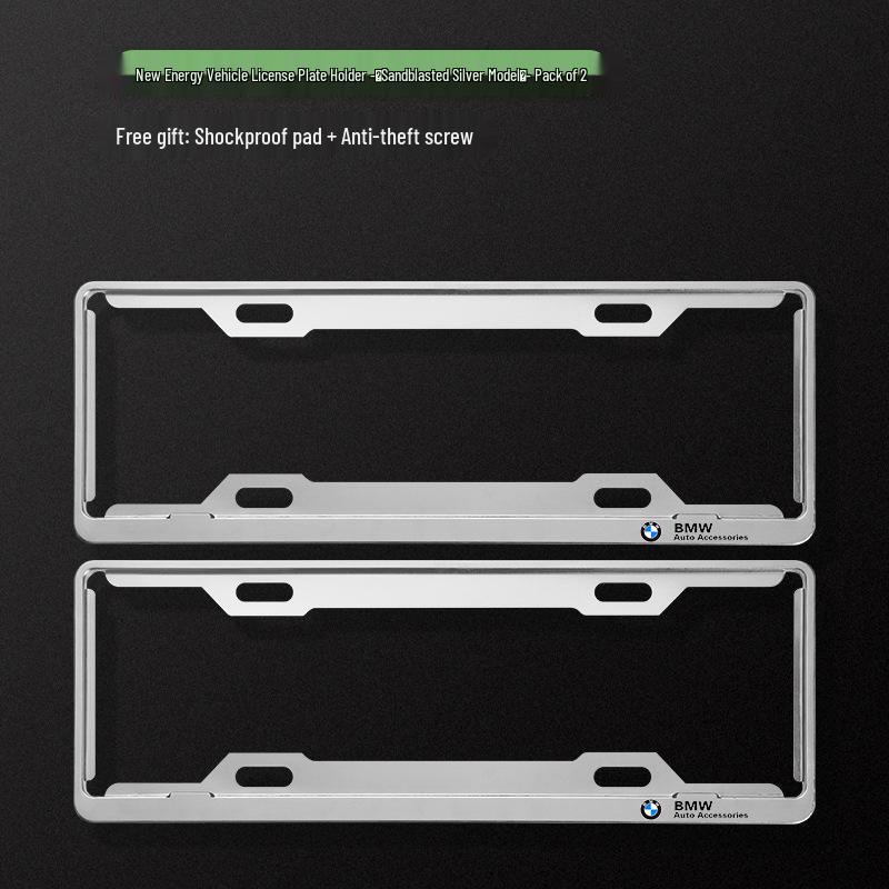 Kohlefaser-Nummernschildhalter für BMW X1, X2, X3, X4, X5, 1er, 3er, 5er