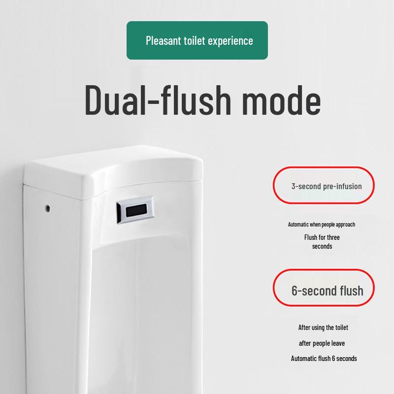 Automatic Copper Urinal Sensor Flush Valve - Water Saving Solenoid Core for Toilets