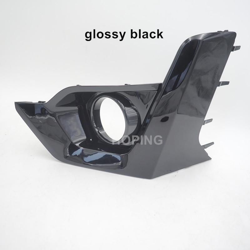 For Subaru XV Crosstrek 2021 2022 Left OR Right  Front Grille Fog Light Cover Fog Lamp Bezel Cap 57731FL860 57731FL870 glossy black-Left