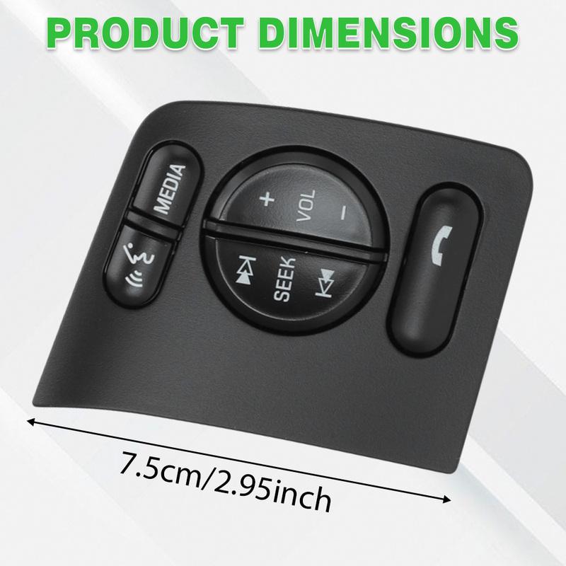 DC3T9E740CAW  Volume Audio Phone Media Seek Control Switch Button 6 P  for Ford F-250 F-350 2011-2014