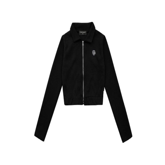 Muahmuah Slim Fit Knit Zip Up Cardigan 4 Colors