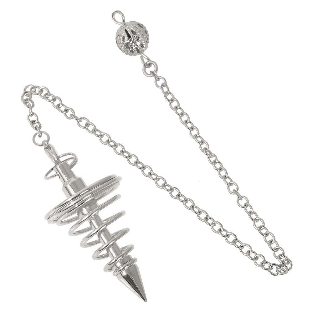Energy Isis Pendulum Pointed Meditation Cone Metal Pendulum Witch Spiritual Pendulos Women