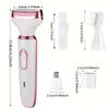2026 New 4 in 1 Electric Razor for Women Body Hair Trimmer Armpit Bikini Arm Leg Face Mustache Portable Painless Shaver