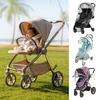 Stroller Rain Cover Waterproof Windproof Breathable Dust Snow Rain Protection Stroller Travel Weather Shield Universal Stroller Accessories