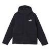 Men's Puffer Jackets Men's Black Hooded (Non-detachable) Thickened Straight Fit