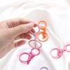 5Pcs/Lot Colorful 30mm Keyring Lobster Clasp Hook Connectors for DIY Keychain Connector Key Ring Jewelry Making Accessories