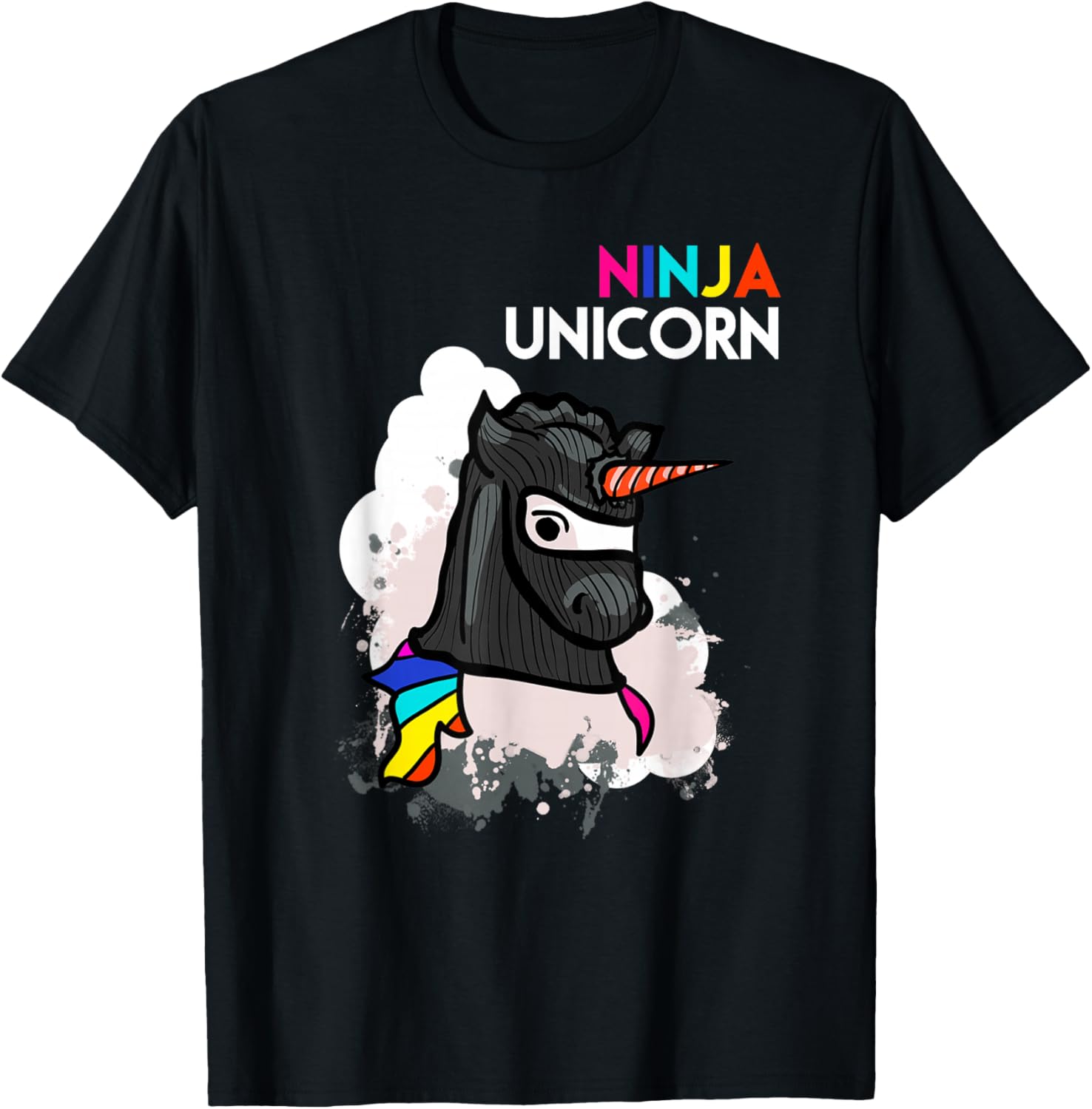 Unicorn Ninja Funny Martial Arts Gift T-Shirt Unisex T-Shirt S