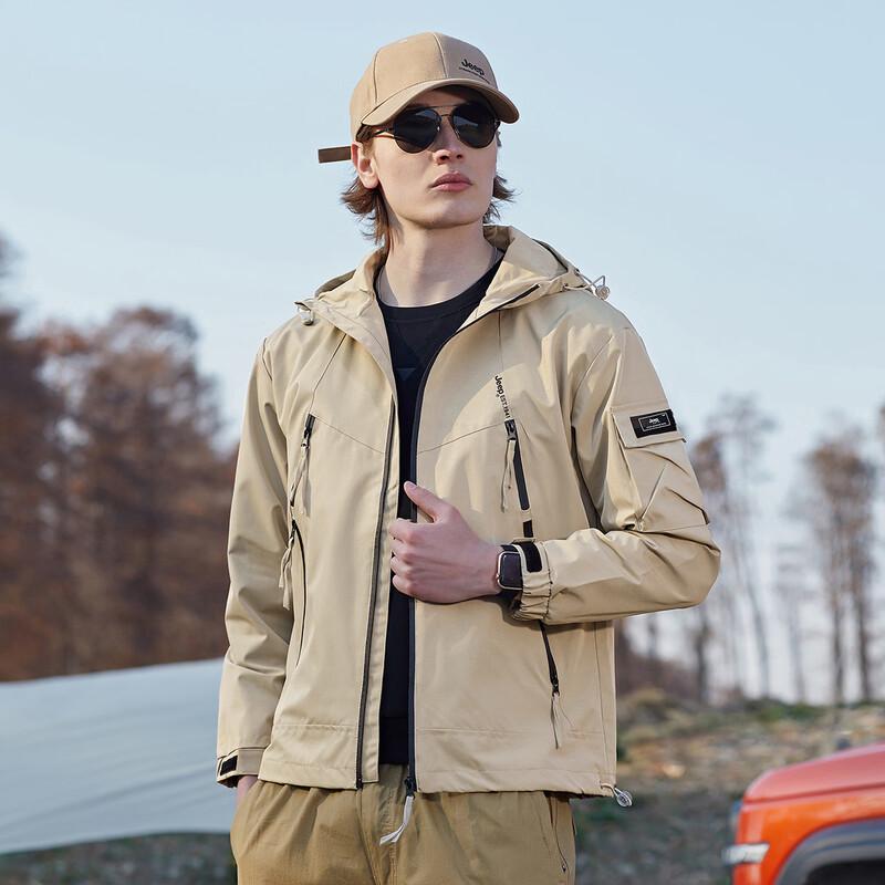 

JEEP Men s Outdoor Casual Hooded Jacket 3XL