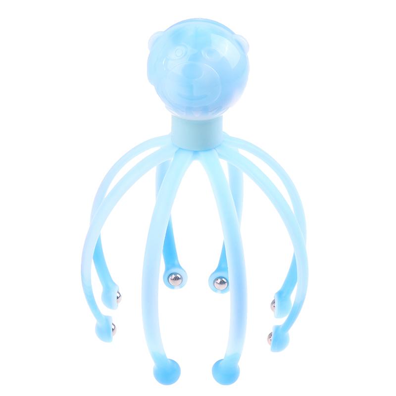 Head Massager Scratcher Neck Massage Scalp Relax Calm Stress Relief Octopus Tool