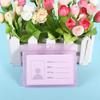 Tag Transparent Retractable Key Holder ID Card Holder Badge Holder Name Card Cover Bank Card Holder