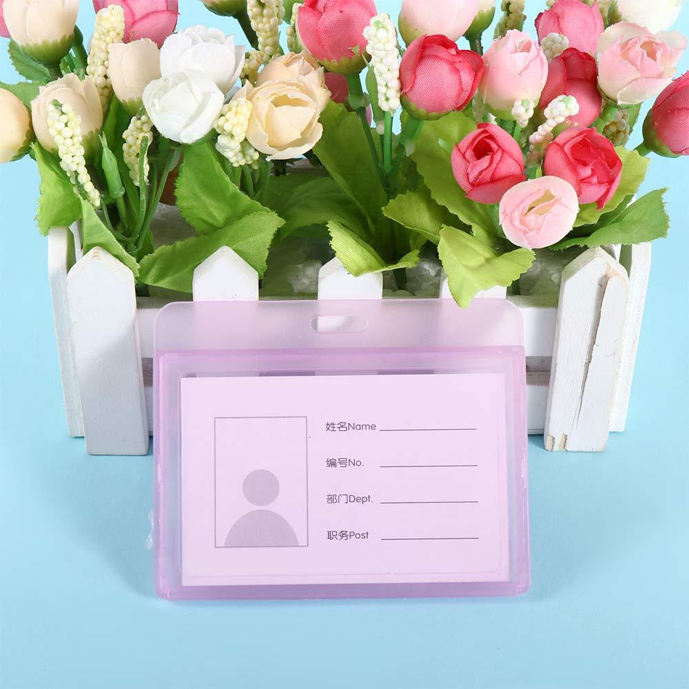 Tag Transparent Retractable Key Holder ID Card Holder Badge Holder Name Card Cover Bank Card Holder