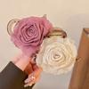 Mesh Flower Hair Clip for Woman Elegant Temperament Shark Clip Girl Ponytail Hair Clamp