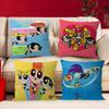 PPowerpuff Anime GGirls Pillow Gift Home Office Decoration Bedroom Sofa Car Cushion Cover Case X