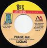 7inch Record LUCIANO / RED FOX - Praise Jah / Let Go BJ021 Big Jeans Recor US Reggae, Ska & Dub Used