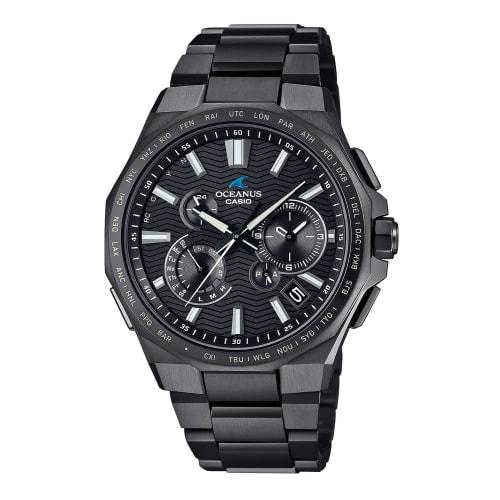 

Годинник Casio Oceanus CLASSIC LINE, Bluetooth, Радіокерований Сонячний, Сапфірове Скло, OCW-T6000B-1AJF, Чоловічий, Чорний
