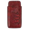 Travel Cigar Case Leather Soft Touch Fashion Appearance Portable Cigar Pouch for 3 Cigars