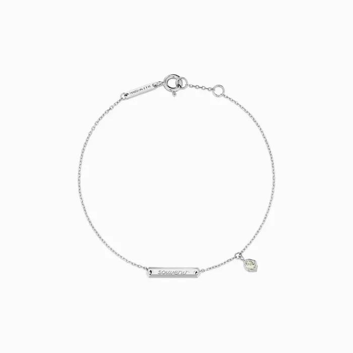 Entrée Stick Green Sapphire Bracelet EBOF001GS