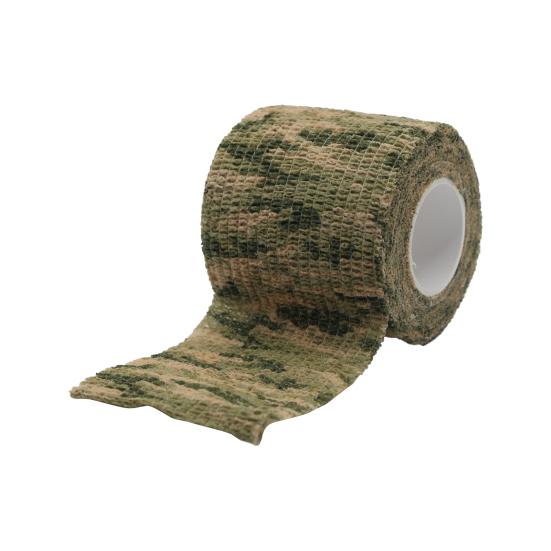 1 Roll Camouflage Tape Anti-scratches Self-Adhesive Widely Applied Military Camo Stretch Bandage Tape