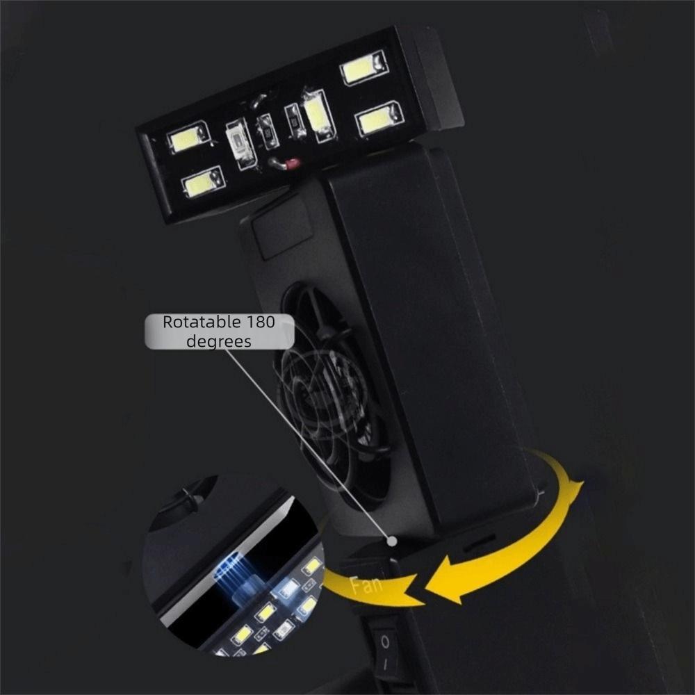 Wall Mounted Aquarium Wall Fan Adjustable Fish Tank Cooler 20 Mm Tank Thickness