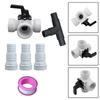 Pool Maintenance 3-way Valve 1.5 Inch Size Barbed Outlet Diverting Shut-off Female Threaded Opening For 4715 Spa