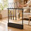 Racket Storage Rack Floor-Standing Stand Narrow for Home Gym, Entryway