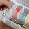 8 Grid Snackle Box Container Capacity Plastic Storage Box With Adjustable Compartments Lid For Snacks Food Grade Transparent