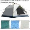 Waterproof Automatic Tent Tarp Cover 2 Person Outdoor Camping Travel Sun Shelter